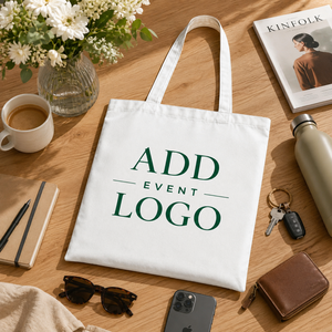 กระเป๋าผ้าแคนวาสพิมพ์ลายโลโก้ EcoDari ออกแบบตัวอักษรแฟชั่น พร้อมหูหิ้วผ้าแคนวาส  แบบสั่งทำพิเศษ ใช้ซ้ำได้ เป็นมิตรกับสิ่งแวดล้อม - Product Image 2