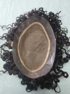 Taz Hair BD Cheveux Humains Bouclés Indiens Remy, Extensions Adhésives, Trame Nouée à la Main, Ondulations Profondes, Noir Naturel, Pour Coiffure Professionnelle - Product Image 3