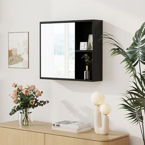 Armadietto da Bagno con Specchio Singolo, Mensole Funzionali per il Bagno - Product Image 4