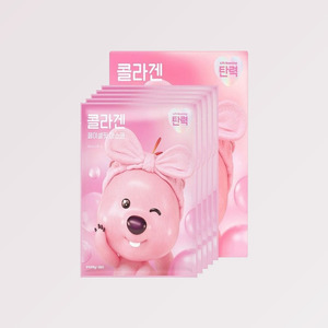 มาส์กหน้าคอลลาเจนเกาหลี Janmang Loopy Reply Me Collagen Facial Fit Mask 5 แผ่น มาส์กหน้าแผ่น แผ่นมาส์กหน้า เกาหลี - Product Image 1