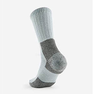 Custom Breathable Cotton Blend Crew <b>Socks</b> Contrast Heel Toe Performance <b>Socks</b> Factory Performance Crew <b>Socks</b> <b>Moisture</b>-Wicking - Product Image 3
