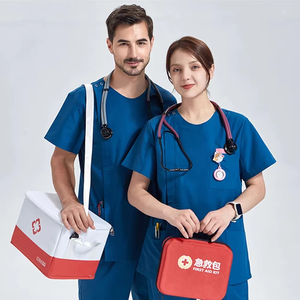 Vente en gros d'uniformes médicaux pour femmes, de haute qualité, personnalisés, pour médecins et infirmières, ensembles de blouses d'infirmière, tenue médicale pour femmes - Product Image 4