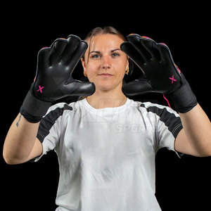 Factory Made Football Soccer Match Goalkeeper Training <b>Gloves</b> <b>Latex</b> Grip Palm With Wrist Strap For Men Youth Practice - Product Image 5