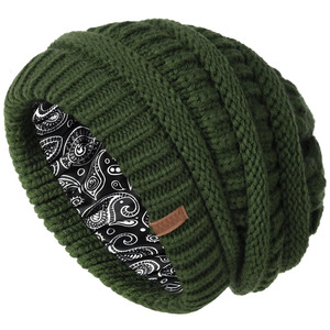 Hot Selling 100% Acrylic Knitted <b>Beanie</b> Hat Breathable <b>Waterproof</b> Adjustable Unisex Stylish Warm Hand Drawn Design - Product Image 1