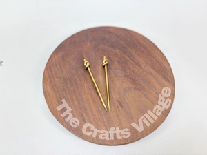 The Crafts Village - Juego de 2 Pinzas para Aceitunas de Metal, Utensilios Dorados para Bar y Cocina - Product Image 1