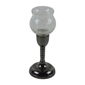 Support de bougie tealight design pour table avec couvercle en verre, idéal pour la décoration de table, les dîners et les décorations de Noël - Product Image 5