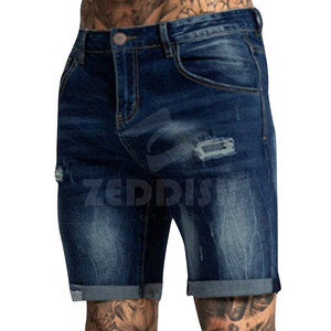 Créez Votre Propre Logo - Shorts Effilochés à Séchage Rapide et Respirants - Shorts en Jean Effilochés les Plus Vendus - Product Image 4