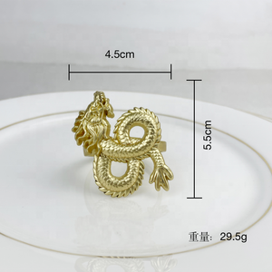 Ensemble d'anneaux de serviette élégants et modernes, accessoires de décoration de table raffinés pour les dîners et les événements - Product Image 1