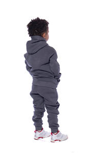 Conjunto Deportivo de Felpa de Algodón de Color Sólido para Niños y Niñas, Conjuntos de Ropa Cómodos para Niños, Conjunto Deportivo Popular Entre los Niños - Product Image 2