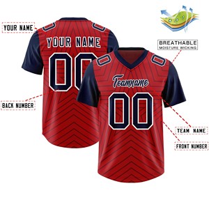 Professional American Football Jersey Moisture Wicking Fabric Digital Print Custom Logo OEM ODM Supplier Performance Wear - Product Image 6