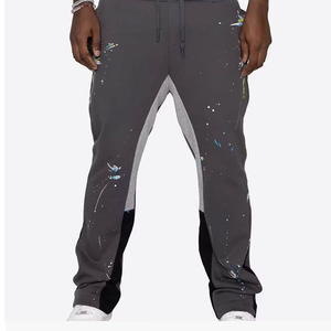 High Quality Lightweight Cotton Eco-Friendly Breathable Casual Drawstring Closure Customizable Men's Sweatpants Washed <b>Pants</b> - Product Image 3