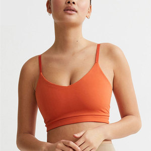 Soutien-gorge de sport respirant à maintien élevé pour femmes, avec logo personnalisable sur le devant, tailles ajustables, design yoga – Qualité supérieure, Vente Flash - Product Image 1