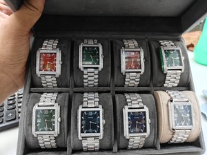 Classic Stainless Steel VVS Moissanite Round Cut Diamond <b>Watch</b> Crafted for <b>Men</b> Epitomizing the Forefront of Hip Hop Fashion - Product Image 5