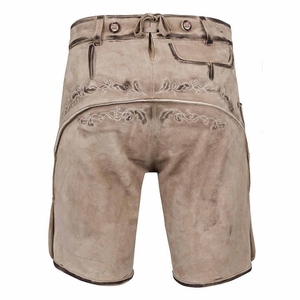 Shorts Lederhosen Bavarois Allemands de Haute Qualité Personnalisés pour Hommes Brodés Décontractés Taille Mi-Haute - Product Image 6