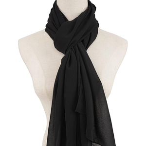 Écharpes en soie de haute qualité en gros, OEM, écharpes personnalisées pour femmes - Product Image 5