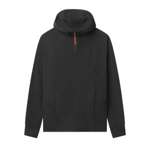 เสื้อฮู้ดซิปครึ่งตัว แขนเสื้อแบบแร็กแลน ผ้าฟลีซ ขายส่ง เสื้อฮู้ดซิปครึ่งตัว ผ้าฝ้าย 100% เฟรนช์เทอร์รี่ เสื้อฮู้ดลำลอง - Product Image 1