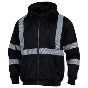 High Visibility Reflective Breathable Cotton Workwear Safety <b>Jacket</b> Custom Logo Waterproof Windproof Wholesale OEM Bulk Order - Product Image 6