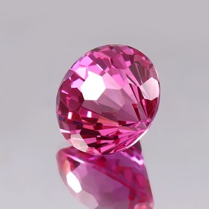 Saphir rose naturel, taille mastercut ronde, pierre précieuse de qualité supérieure, saphir en vrac pour la fabrication de bijoux et de bagues - Product Image 3