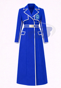 Manteau en laine de haute qualité pour femmes Zeta Phi Beta ZPB Sorority, trench-coat ceinturé, manteau long en laine, pour les membres de la sororité ZPB - Product Image 1