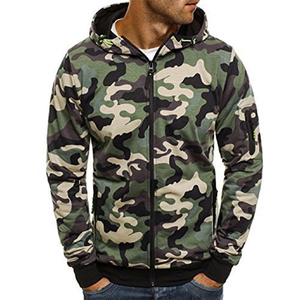 Sudadera con Capucha de Camuflaje Personalizada de Moda para Hombre, Diseño OEM, Estilo Casual Urbano - Product Image 6