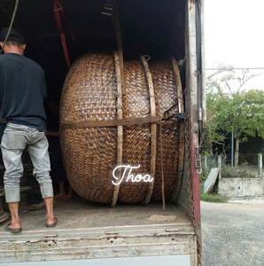 เรือไม้ไผ่ทรงปะการังอเนกประสงค์เรือเล็กสำหรับตกปลาแบบยั่งยืนพร้อมที่นั่งพายเรือเวียดนาม - Product Image 1