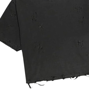Camiseta Desgastada con Diseño Personalizado OEM ODM, Precio de Fábrica, Estilo Vintage Lavado, Ropa Cómoda, Transpirable y a la Moda - Product Image 5