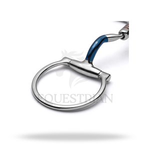 ห่วงรูปม้าแบบแบนมีพอร์ตต่ำแคปซูลเหล็กหวานสำหรับฝึกขี่ม้าควบคุม - Product Image 4