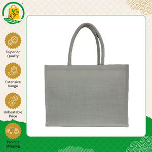 กระเป๋าช้อปปิ้งผ้ากระสอบพิมพ์ลายไหมพรมลายเรขาคณิตภายนอกแบบนุ่มสบายพร้อมหูหิ้วและกระเป๋าเสริมด้านนอก ดีไซน์หรูหรา เป็นมิตรกับสิ่งแวดล้อม - Product Image 5