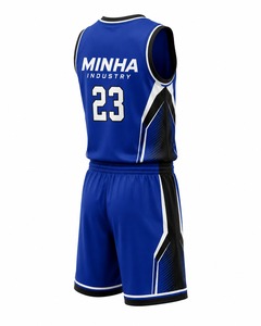 Nouvelle arrivée, uniforme de basket-ball d'entraînement, polyester respirant, entièrement sublimé, unisexe, tailles personnalisées OEM, personnalisation en gros - Product Image 3