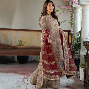 Producto Más Popular: Ropa de Boda India y Pakistaní, Vestido de 3 Piezas con Bordado para Damas, Prendas Listas para Usar en Fiestas - Product Image 2