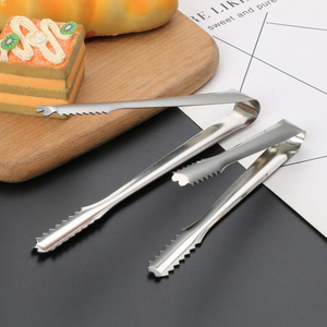 Pince à glaçons en acier inoxydable, outils de bar, pince à légumes pour grillades, pince de service en acier inoxydable pour aliments, pain, salades et pâtes - Product Image 6