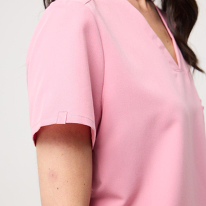 Casual Unisex Medical <b>Scrubs</b> Set Hospital Nurse Dental Salon Uniform Stretch Work <b>Clothes</b> Custom Logo OEM <b>Scrub</b> Suit - Product Image 5