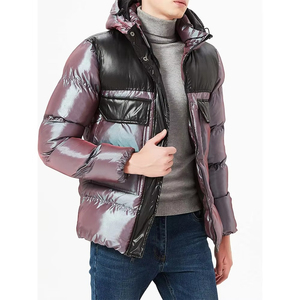 Abrigo de Invierno Acolchado de Poliéster con Capucha, Reversible, Ligero y Cálido, Tallas Grandes, con Logotipo Personalizado, Venta al Por Mayor, Mejor Marca - Product Image 6