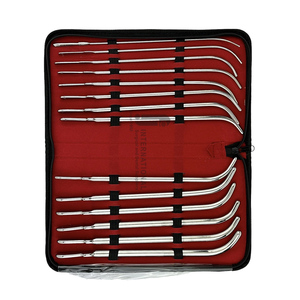 Kit de Dilatateurs Uretraux Manuels en Acier Inoxydable 12 Pièces, Sondes Uretrales, Instruments d'Urologie, Usage Clinique et Chirurgical, Réutilisable FJ - Product Image 2