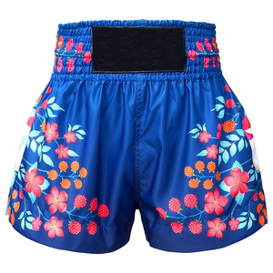 Wholesale Muay Thai Boxing Shorts Manufacturer Custom Satin High Waist Thai <b>Trunks</b> Export cheap price with customization - Product Image 2