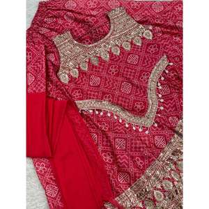 Women's Beautiful Party Wear Top-Bottom and Dupatta Set Elegant Ensemble - Product Image 5
