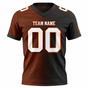 Uniforme Deportivo de Fútbol Americano Personalizado, 100% Poliéster, Transpirable, con Estampado por Transferencia de Calor, Antibacterial, Cuello en V, Manga Corta - Product Image 4