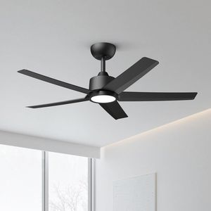 Ventilateurs de plafond de 44 pouces avec éclairage, moteur DC silencieux réversible, télécommande 5D W5, grand volume d'air, tension d'entrée 220V, taille des pales de 42 pouces - Product Image 2