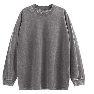 Sudadera Ligera Deportiva Casual de Invierno con Lavado Ácido, Corte Regular, Nueva Moda, para Hombre, 100% Algodón, 380g, Básica - Product Image 5