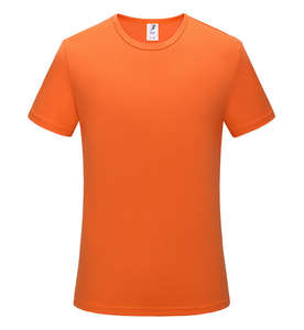 เสื้อยืดออกกำลังกายผู้ชาย แขนสั้น โพลีเอสเตอร์ 100% แห้งเร็ว สำหรับวิ่งและเล่นกีฬา  ขายตรงจากโรงงาน OEM ราคาโปรโมชั่น - Product Image 6