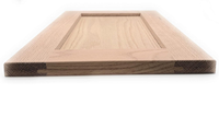 Pintu Kabinet Kustom Gaya Shaker Veneer Kayu Oak Solid Modern Tahan Lama Desain Dapur Modular Finishing Cat Untuk Penggunaan Rumah Sakit