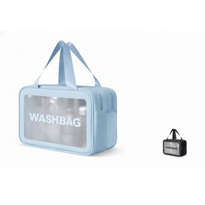 15cm Simple Travel Toiletry Cosmetic Wash Travel travel-friendly Storage Packing Cubes Makeup Pouch Toiletries <b>Bag</b> - Product Image 1