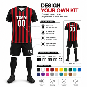<b>Soccer</b> Jersey Kit 5 Day Quick Sample Fast Turnaround OEM ODM Low MOQ Wholesale Bulk Production Delivery - Product Image 3