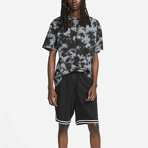 เสื้อยืดแขนสั้นทรงโอเวอร์ไซส์ลายไท-ได ยี่ห้อ Harry Johnson Production สำหรับผู้ชาย คอกลม ลำลอง ผ้าถัก ลายพิมพ์ สีเทา-ดำ - Product Image 5