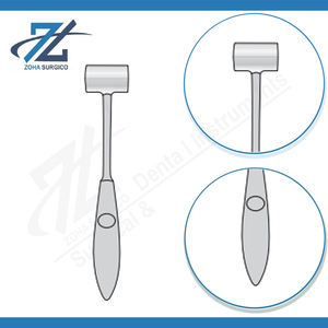 Martillo Manual de Alta Calidad con Cabeza Serrada, 170 mm de Longitud, 190 g, Acero Inoxidable Quirúrgico, Certificado CE, Uso Hospitalario, Personalizable - Product Image 3