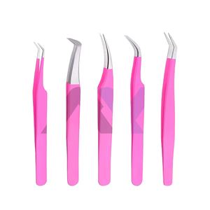 Fournisseurs OEM de pinces à cils et à sourcils de haute précision, outils professionnels de qualité supérieure pour les extensions de cils 3D 6D - Product Image 1