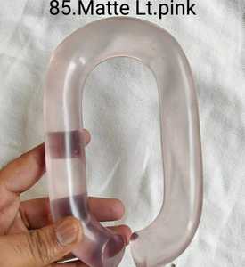 Cadena de Eslabones Acrílicos en Oferta, Cadena de Resina Plástica Ligera para Asas de Bolsos y Accesorios de Ropa - Product Image 3