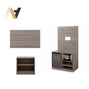 Muebles de dormitorio económicos inspirados en el hotel Red Roof - Juego de muebles de MDF+LPL para proyectos de alojamiento - Fabricante en Vietnam - Product Image 1