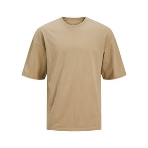 T-shirt surdimensionné pour homme, longueur allongée, style streetwear, tenue décontractée, tissu respirant, confortable - Product Image 1