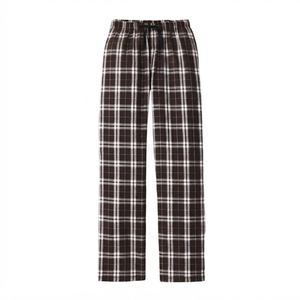 Pantalones de Pijama de Franela a Cuadros para Hombre, Cintura Elástica con Cordón, Algodón, Largos, Transpirables, Casuales, para Verano, con Bolsillos - Product Image 3